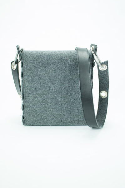 Wool Felt Messenger Bag, Satchel bag, Felt messenger bag, across